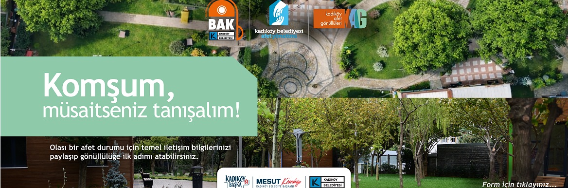 Komşum, müsaitseniz tanışalım!